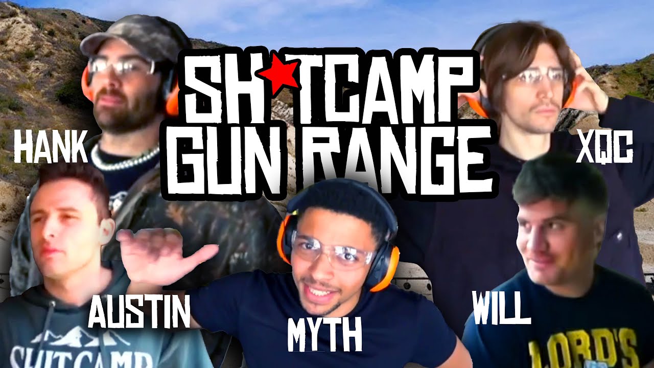 I Took EVERY Streamer to a Shooting Range (ft xQc, Will Neff, Myth, Austin Show, and more)