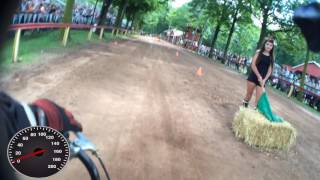 2016 Symco Hot Rod Weekender mini bike drags. 13hp+ class finals