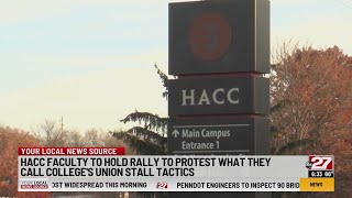 HACC faculty will rally for another push to form a union