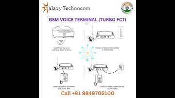 GSM VOICE TERMINAL TURBO FCT  By Galaxy Technocom