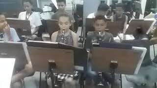 Essential Elements - lição,  79 - Jolly old St. Nick - dueto de Clarinetes.