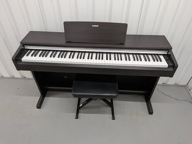 Yamaha Arius YDP-142 Digital Piano and stool in dark rosewood