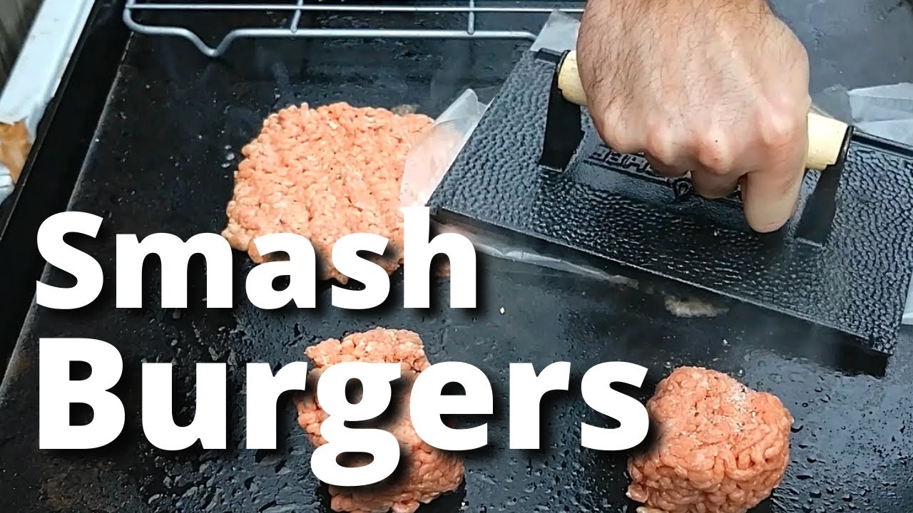Blackstone Griddle Smash Burgers - Crafted Cook