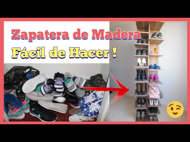 Cómo hacer un mueble para guardar zapatos 