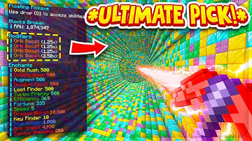CREATING THE *ULTIMATE* PICKAXE FOR INFINITE ORBS!! | Minecraft Prison | OpLegends
