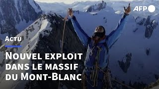 Mont-Blanc: un Français gravit en solo la face nord des Grandes Jorasses | AFP