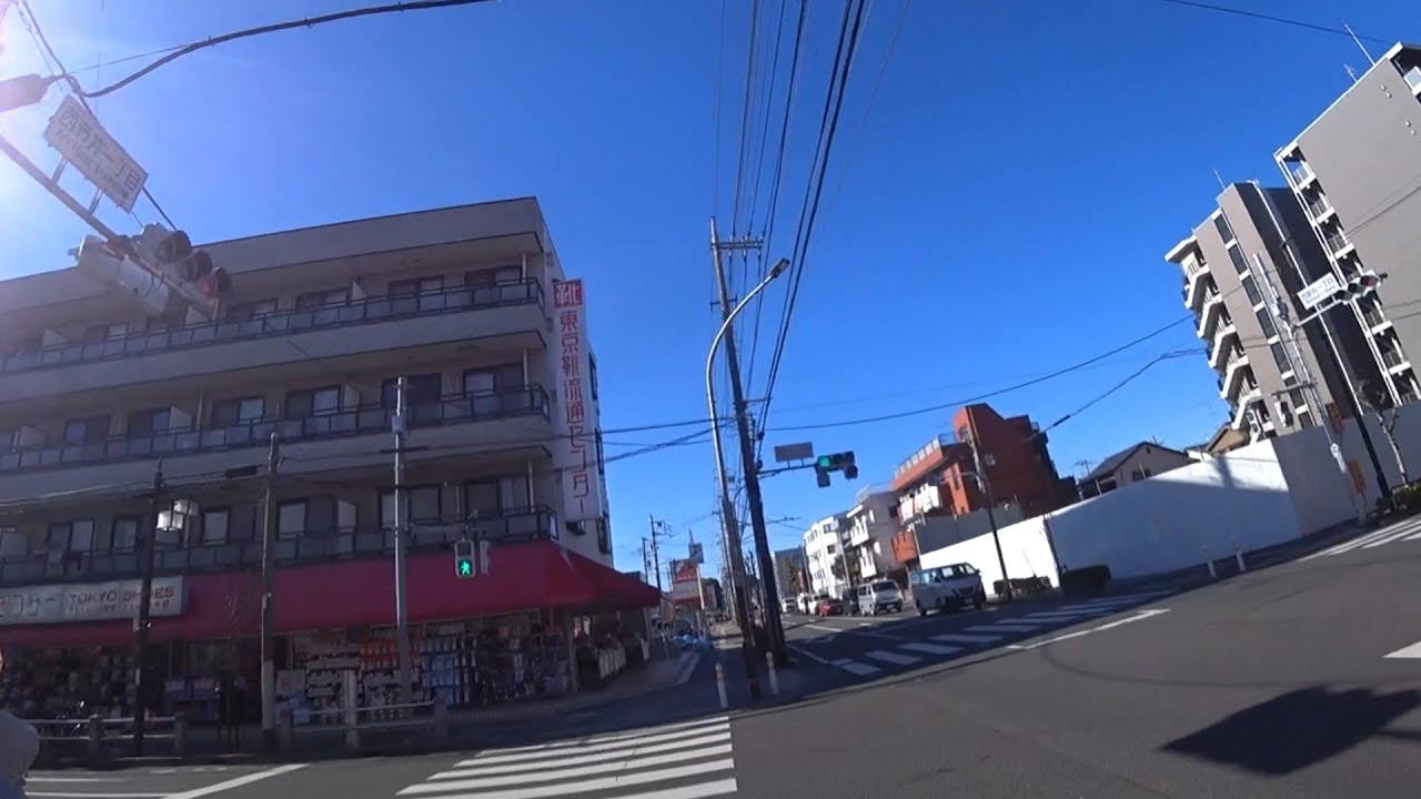 【足立区マニアック】西新井一丁目のオーケーストア西新井店前から西新井五丁目にあるLAWSON足立西新井五丁目店までサイクリング🚴‍♀️