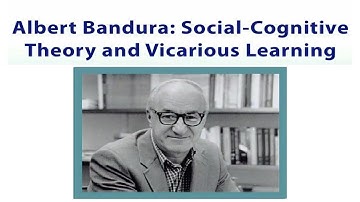 Social Cognitive Theory & Vicarious Learning -Albert Bandura