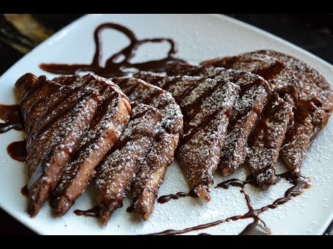 Chocolate french toast for two