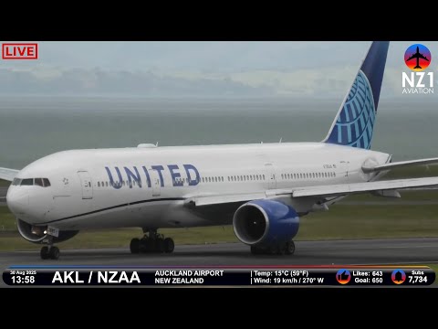 馃敶 LIVE Planespotting | Auckland Airport - New Zealand - 30 Aug 2025 鉁堬笍