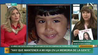 10 años sin Sofía Herrera: su mamá María Elena la sigue buscando- +INFO por LN+