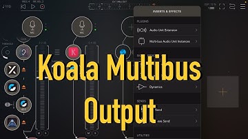 How to output audio from Koala Sampler AUV3 into AUM