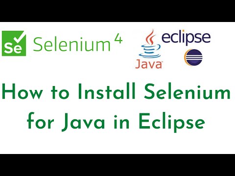 How to Install Selenium for Java in Eclipse|Install Selenium In Eclipse | Install Eclipse on Windows