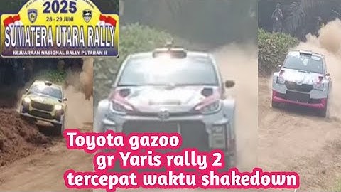 KEJURNAS RALLY RAMBUNG SIALANG 2025 TIM TOYOTA GAZO TERCEPAT DI SETIAP SS NYA