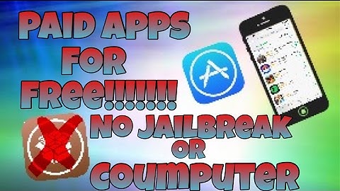 PAID APPS FOR FREE!! (NO JAILBREAK OR COUMPUTER) IOS/ANDROID