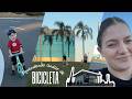 Ducca aprendendo andar de bicicleta