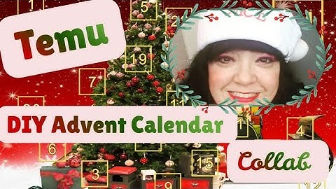TEMU  DIY Advent Calendar Collab | 10 Channels & 10 Giveaways 🎄📅🎅🎁🎉