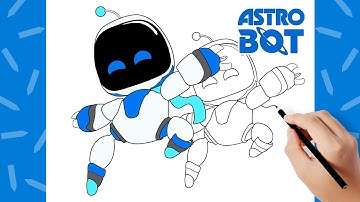 How to draw Astro Bot | PS5