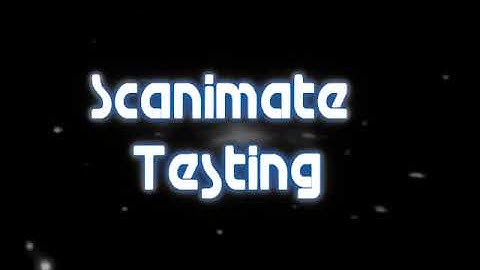 A scanimate test