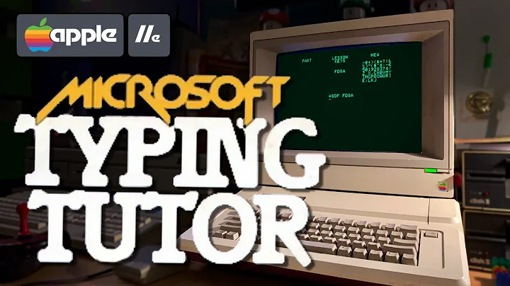 Microsoft Typing Tutor | Playing Every Apple II Floppy, E269 | the return of the dreaded semicolon!