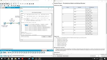16 3 1 Packet Tracer – Troubleshoot Static and Default Routes