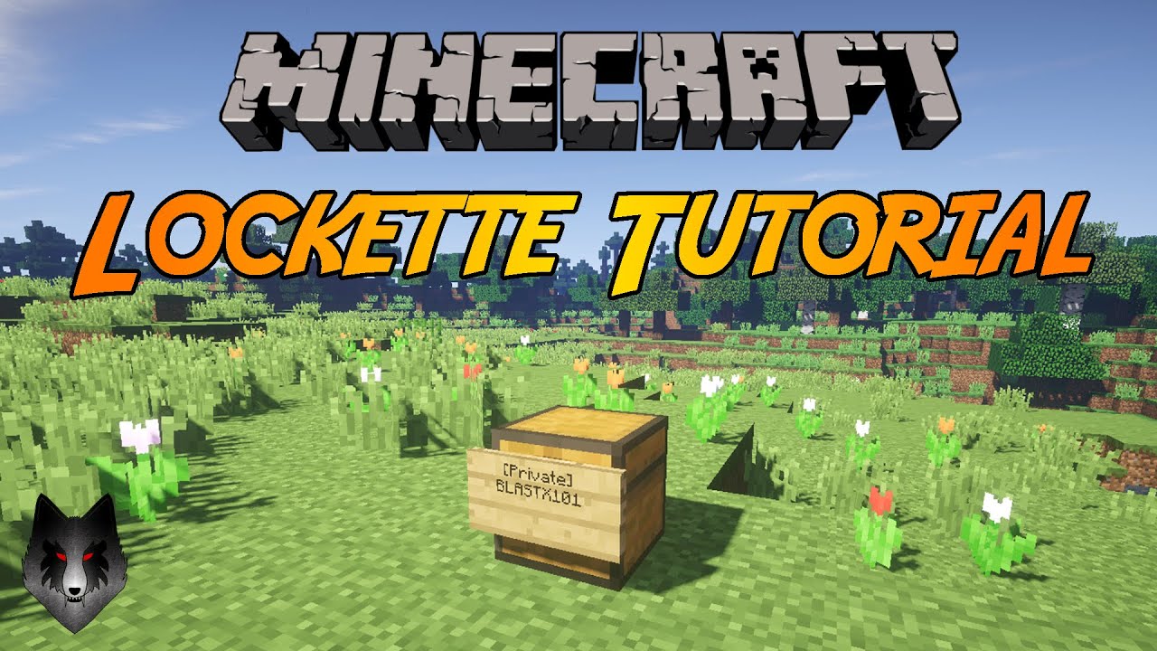 Minecraft - Lockette Plugin Tutorial (Chest Protection) - YouTube