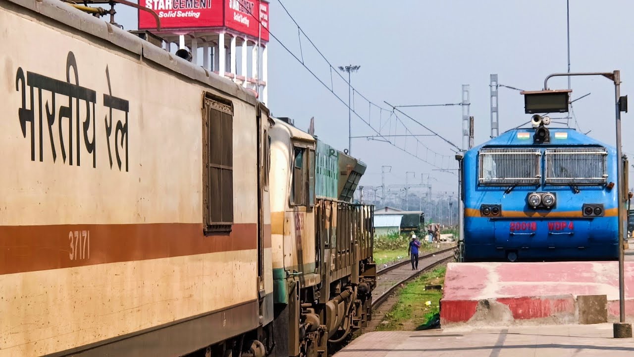 NEW JALPAIGURI to NEW COOCHBEHAR via MATHABHANGA : Complete Train Journey behind WDG4 + WAP7