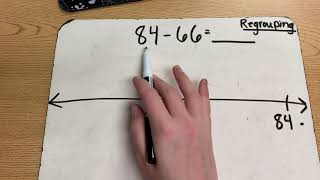 Famous Solving 2 Digit Subtraction: Open Number Line (WITH Regrouping) Profile