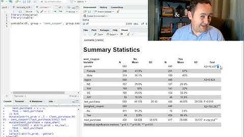 Econometrics - Balance Tables in R