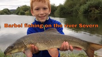 Barbel fishing on the River Severn
