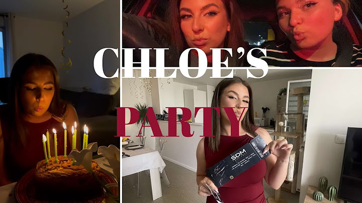 C’EST L’ANNIVERSAIRE DE CHLOÉ!! 🎂