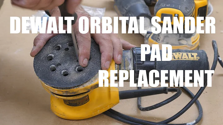 DeWalt Orbital Sander Pad Replacement