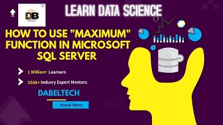 HOW TO USE "MAXIMUM" FUNCTION TO RETRIEVE INFORMATION IN MICROSOFT SQL SERVER 2024