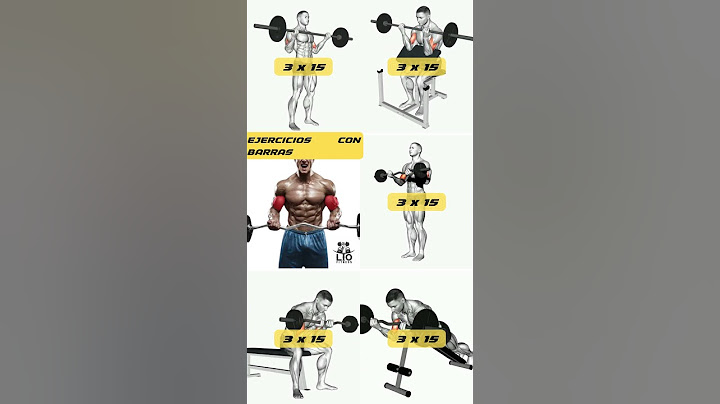 LOS MEJORES #EJERCICIOS PARA #BICEPS CON BARRA | #gym #gymworkout