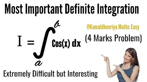 Definite Integration of Cos(x) Class 12 maths term 2 @Kamaldheeriya Maths easy
