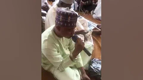 The first jummah prayer at olofas palace By Chief imam Offa