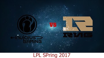 IG vs RNG Game 1 - LPL Spring 2017 Week 3 Day 2 - Invictus Gaming vs Royal Never Give Up
