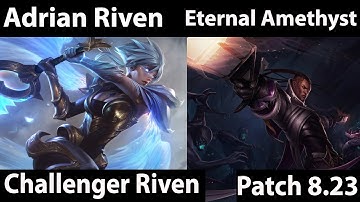 [ Adrian Riven ] Riven vs Lucian [ Eternal Amethyst ] Top  - Adrian Riven 8 23 Stream