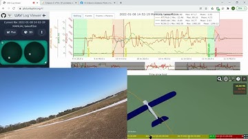 Log overlay on Eclipson E VTOL tuning