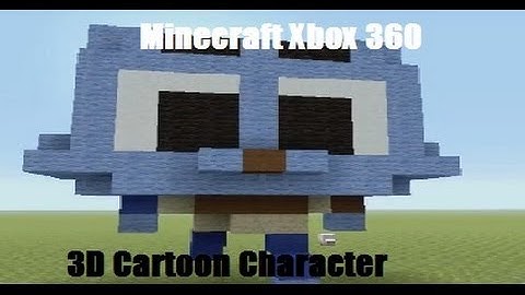 Minecraft Xbox 360 - 3D Cartoon Character Tutorial