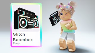 GET THIS FREE ROBLOX GLITCH BOOMBOX NOW 😱🤩
