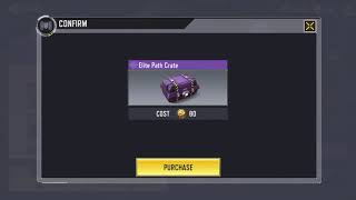 Elite Path Crate Call of Duty Mobile