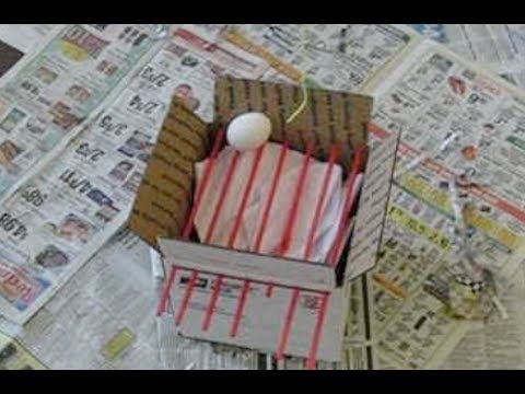 Egg drop activity////Homemade Science with Bruce Yeany