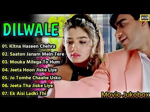 Dilwale All Songs With DialoguesAjay Devgan Raveena Tandon 90s kitna hasin chehara