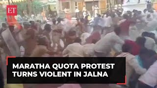 Maharashtra: Maratha reservation protest turns violent in Jalna; CM Shinde appeals for peace
