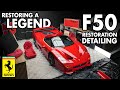 Restoring a Ferrari F50: Cleaning, Paint & Interior Revival 🚗