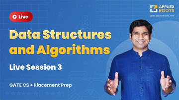 Interactive problem solving session on DS & ALGO PART 3 | GATE CS 2022 | GATE APPLIED COURSE
