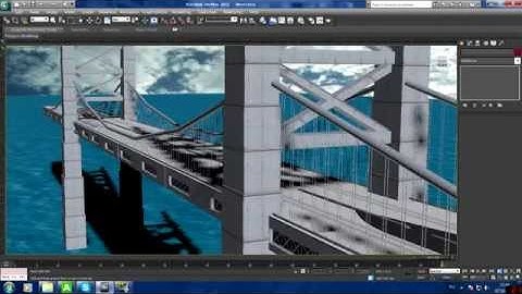 3Ds Max:Model bridge