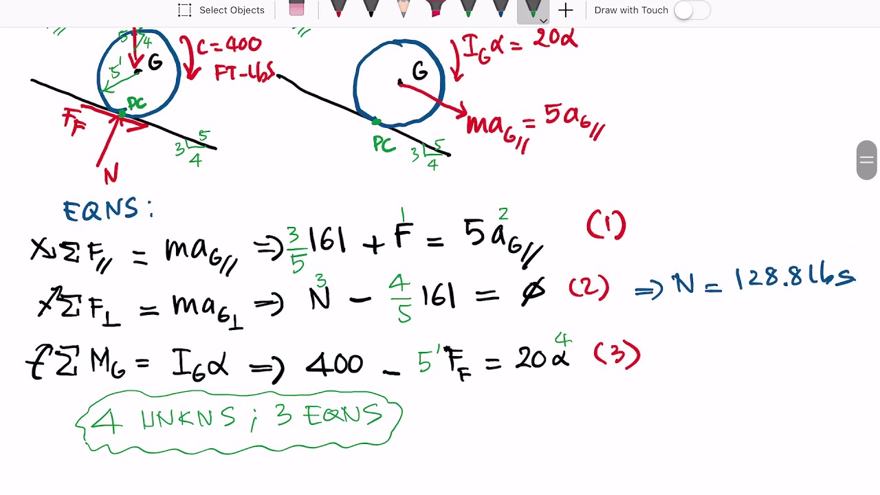 Force Acceleration I - Problem 4 - YouTube