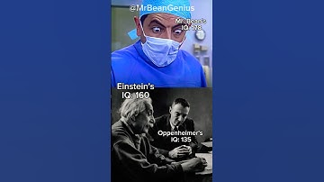 Mr Bean’s IQ Higher Than Einstein’s?!🤯😱 #mrbean #alberteinstein #shorts